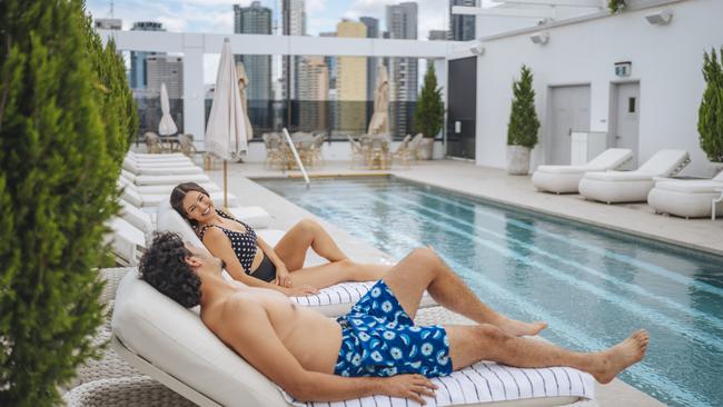 Iris Rooftop pool. Photo: Tourism and Events Queensland Escape