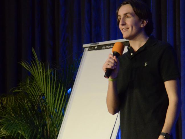 Wil Massara dropped out of school to set up his own leadership academy. Picture: Supplied