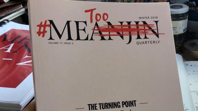 The cover of Meanjin that forced its editor to apologise. Picture: Supplied