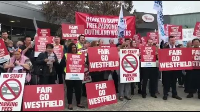 Southland workers protest parking fees