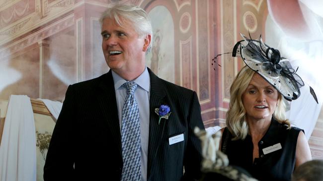 NBN chief executive Bill Morrow during Derby Day at Flemington Race Course. Picture: Stuart McEvoy/The Australian