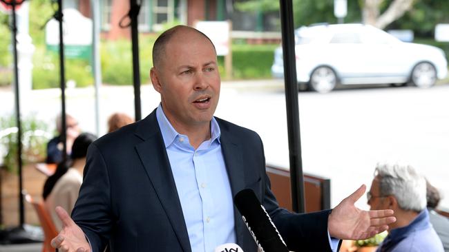 Federal Treasurer Josh Frydenberg. Picture: NCA NewsWire / Andrew Henshaw