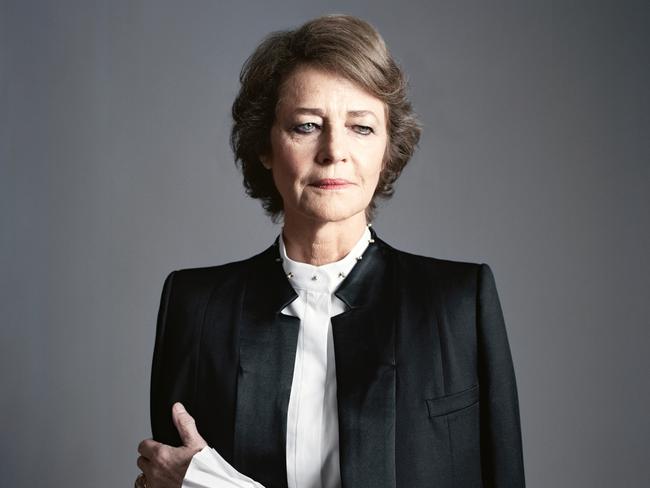 *** STRICTLY EMBARGOED FOR USE BY STELLAR ONLY, MARCH 26, 2017 ISSUE *** CHARLOTTE RAMPLING FEATURE, MARCH 26 *** strictly one time use only ***Charlotte Rampling is photographed for the Telegraph on November 13, 2013 in London, England. (Photo by Kate Peters/Contour by Getty Images) *** PERMISSION NEEDED *** FEES APPLY $$$ ***