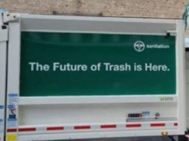 The new garbage collection trucks.