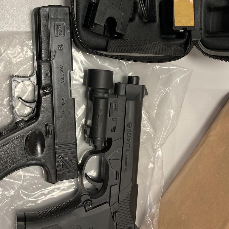 Firearms seized during search of West Ulverstone property on Tuesday, June 4. Picture: Tasmania Police