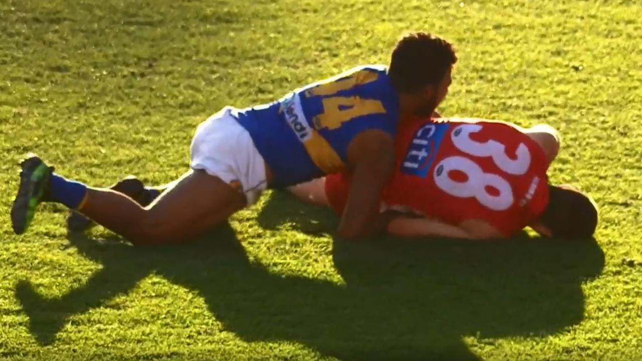 Willie Rioli is set to be scrutinised for this tackle on Colin O'Riordan.