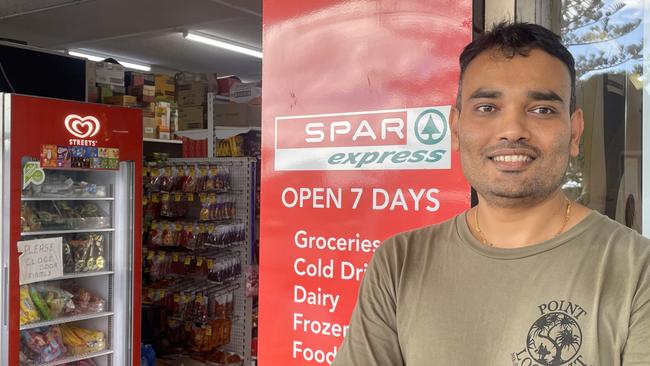Spar business owner Jay Patel will open Straddie’s only kebab and pizza shop after the popular CJ’s sold this month. Picture: Contributed