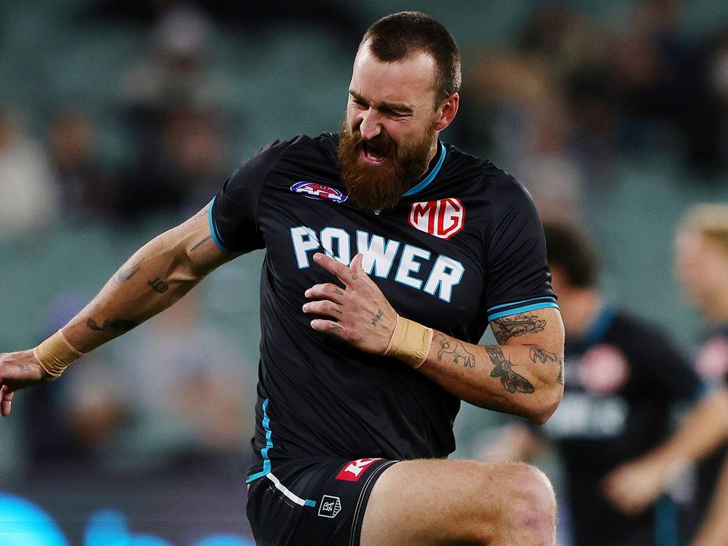 Charlie Dixon. (Photo by Sarah Reed/AFL Photos via Getty Images)