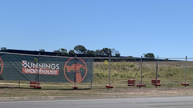 The vacant land behind the current Hervey Bay Bunnings store. Photo: Stuart Fast