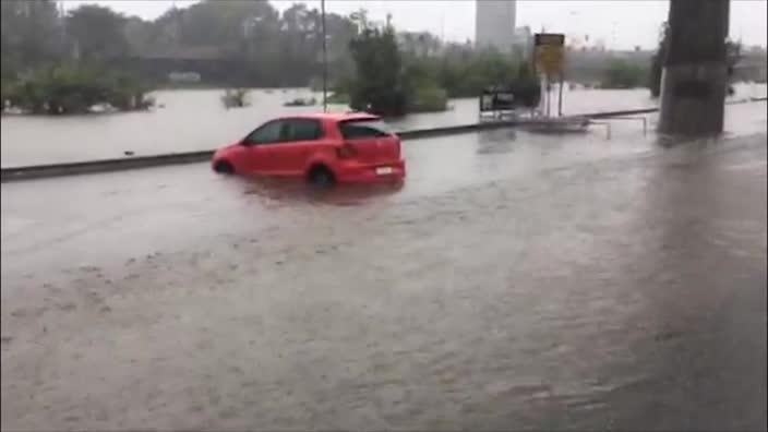 Flooding in southeast at Toombul