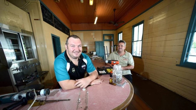 Matt Bowden took over the family's Marburg Hotel, with a guiding hand from his father Dan. Picture: 2015 – Kate Czerny