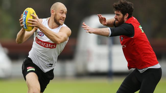 Ben Reid injured a hamstring while rehabbing a calf injury. Pic: Getty Images