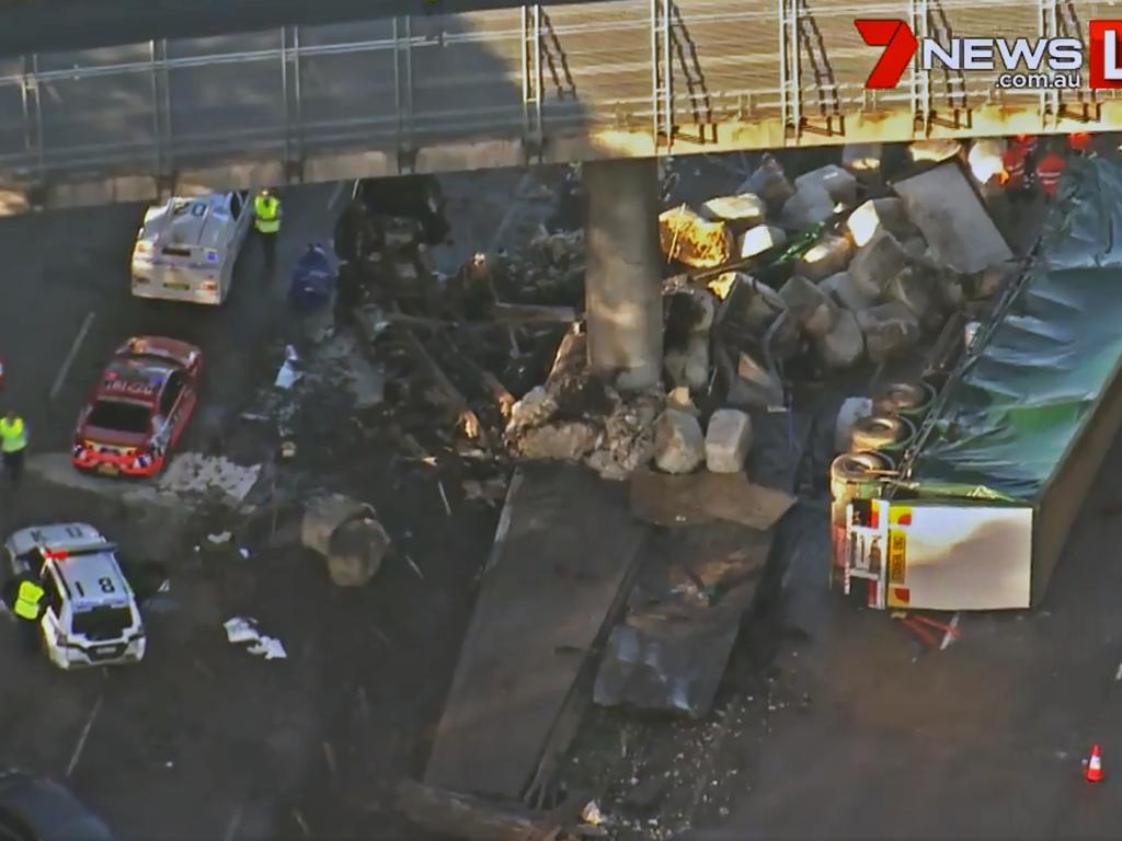 M1 Crash: Truck Driver Killed In Fiery Accident In Sydney | Daily Telegraph