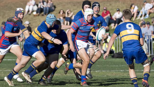 Mac Grealy was elusive for Downlands College.