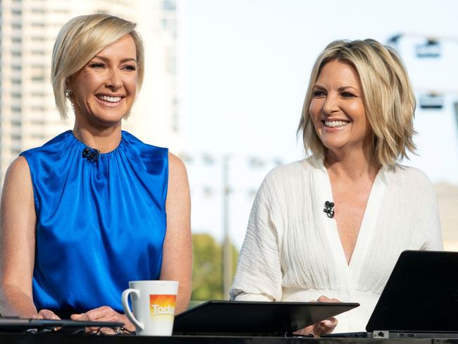 Today Show hosts Deb Knight and Georgie Gardner.