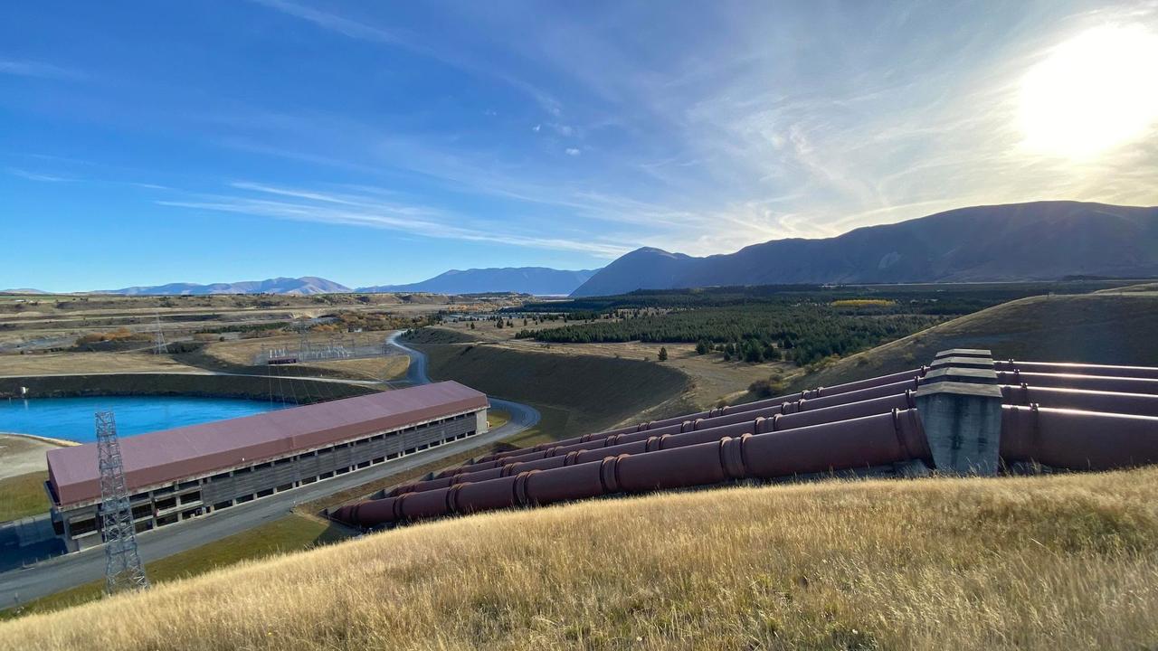 An impressive hydro network spans the Mackenzie. Picture: Jack Evans