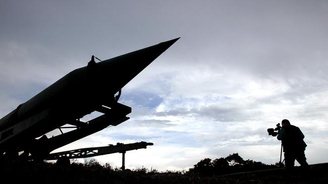 A SS4 Sandal missile at the Museum of ‘Crisis of October’ in Havan.