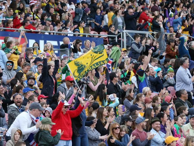 Last year’s game attracted a huge crowd. Picture: Matt Sullivan