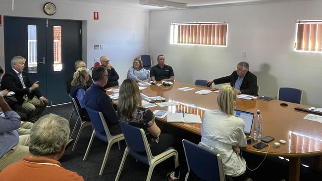 Regional Development Australia hosted Senator Rex Patrick on Thursday regarding a proposed desalination plant. Picture: Micaela Stark