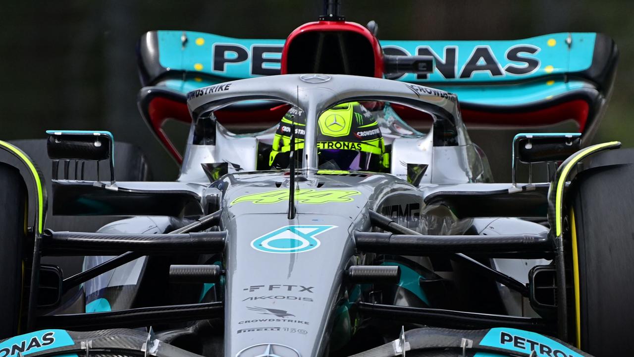 Red Bull has twisted the knife into Mercedes' British driver Lewis Hamilton. Photo: AFP