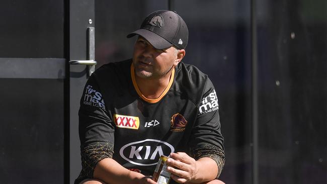 Seibold will rejoin the Broncos this week after leaving the bubbe. Picture: Photo by Albert Perez/Getty Images