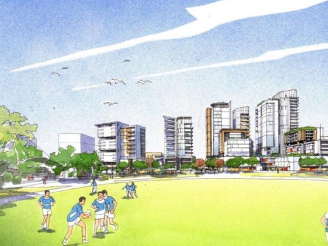 Concept art of the proposed redevelopment. Picture: GAT & Associates