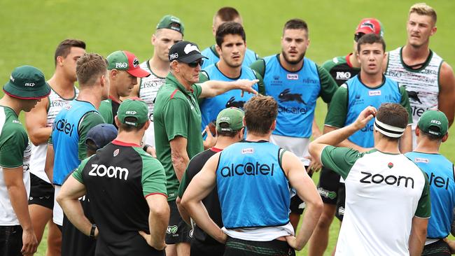 South Sydney players get used to the new regime. (Mark Kolbe/Getty Images)