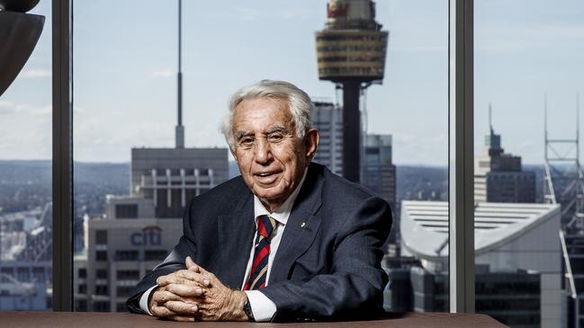 Meriton founder Harry Triguboff: ‘Real estate sales are improving because there is so much money available at such low interest rates.’ Picture: James Horan