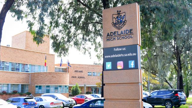 Adelaide High School. Picture: NCA NewsWire / Brenton Edwards