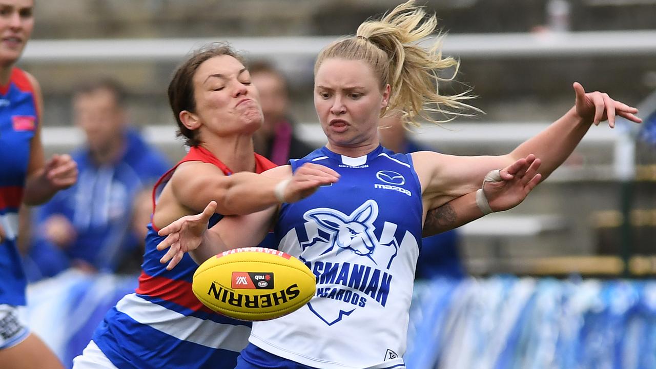 Tasmania women’s football: Sandy Eaton, Jodie Clifford, Brieanna ...