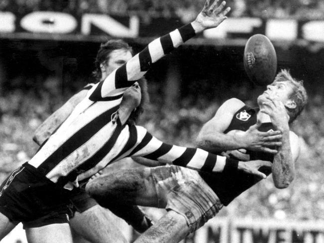 Mark Maclure in action for Carlton during the 1979 grand final.