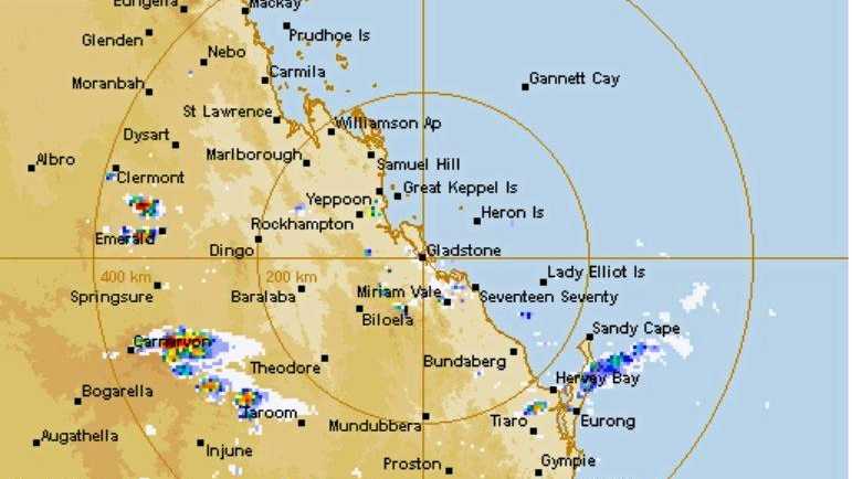 LATEST RADAR: Storms are flaring up in Western-Central Queensland according to the 3.30pm rainfall radar. Picture: Bureau of Meteorology