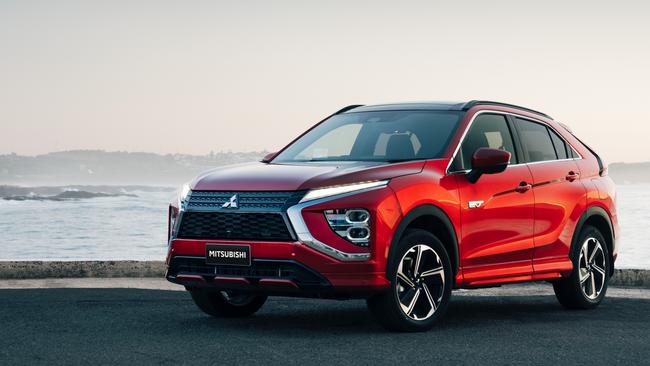 Mitsubishi's Eclipse Cross Plug-In Hybrid has modern external lines.