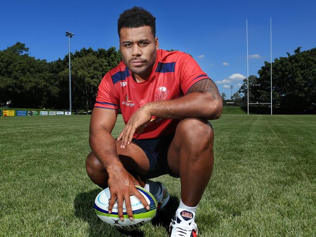 Samu Kerevi will lead the Reds on Saturday night. Picture: Tim Marsden