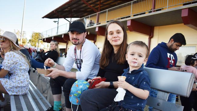 Brodie, Crystal, and Jayce at the Gatton Show on Saturday, July 22, 2023. Picture: Peta McEachern