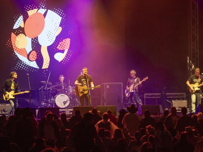 Shane Nicholson performs at Meatstock, Toowoomba Showgrounds. Saturday, April 9, 2022. Picture: Nev Madsen.