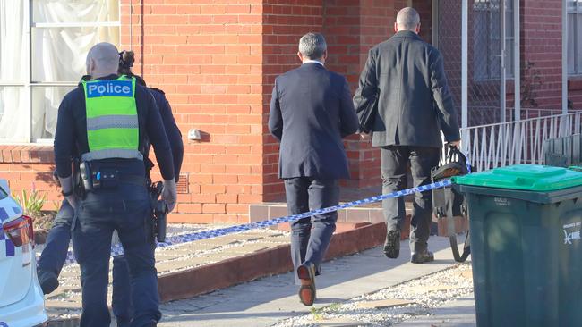 Police at the address in Coolaroo. Picture: NewsWire / David Crosling