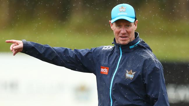 Titans coach Justin Holbrook has steered the club back into the finals vfor the first time since 2016. Picture: Chris Hyde/Getty Images