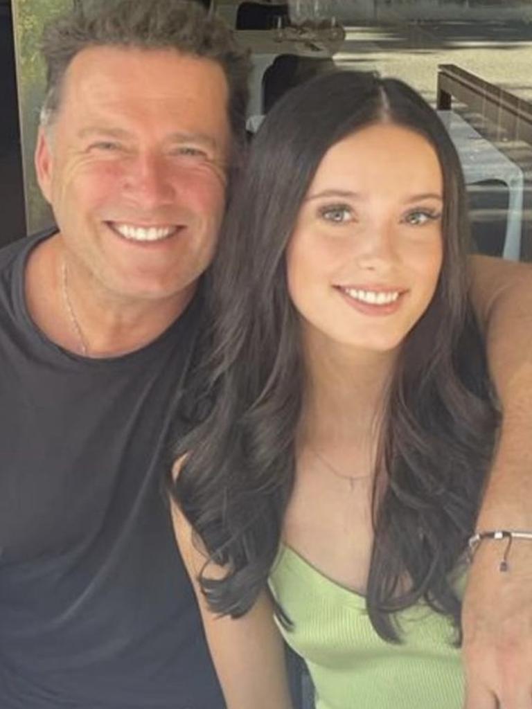 Willow with her famous Dad. Picture:Instagram/KarlStefanovic