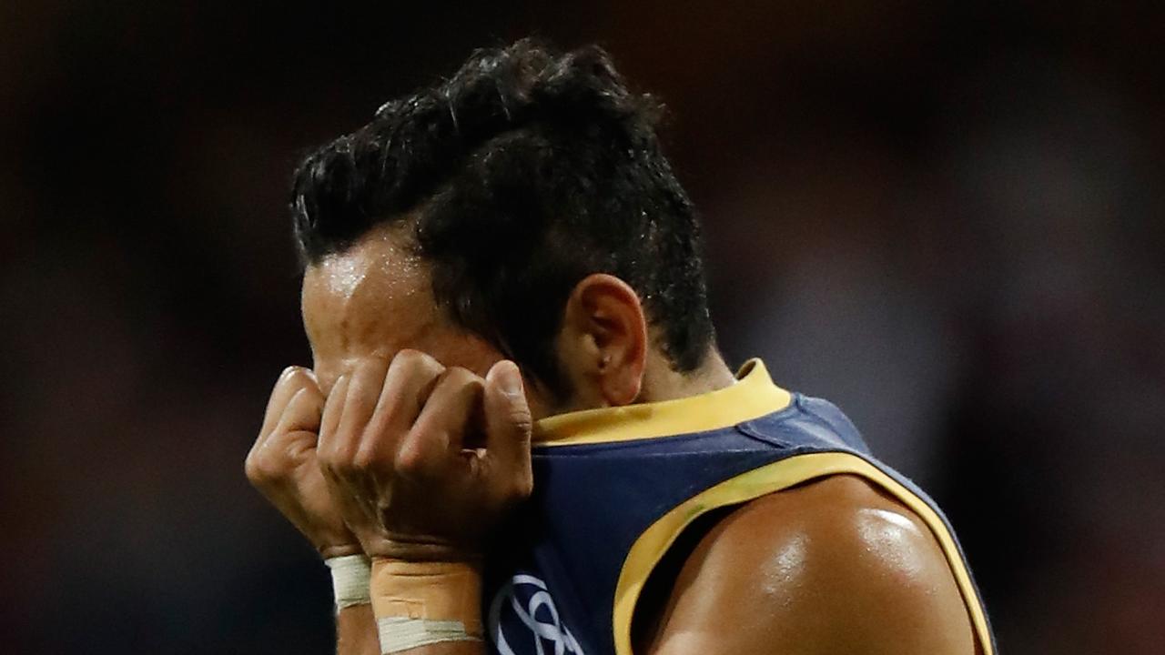 Eddie Betts’ future is in limbo. Photo: Michael Willson/AFL Media/Getty Images