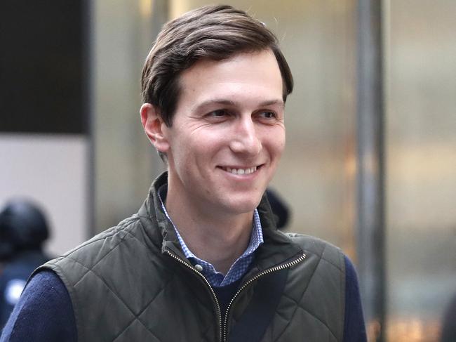 Jared Kushner, son-in-law of of President-elect Donald Trump walks from Trump Tower, Monday, Nov. 14, 2016, in New York. As Trump and President Barack Obama met privately at the White House, Kushner, strolled the mansion's South Lawn, deep in conversation with Obama's chief of staff. (AP Photo/Carolyn Kaster)