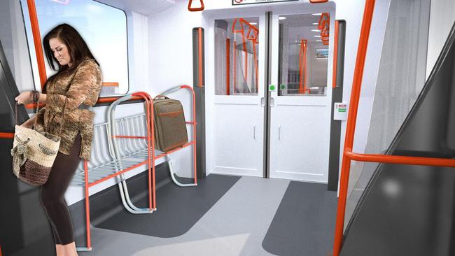 The new trains will have more room for luggage.