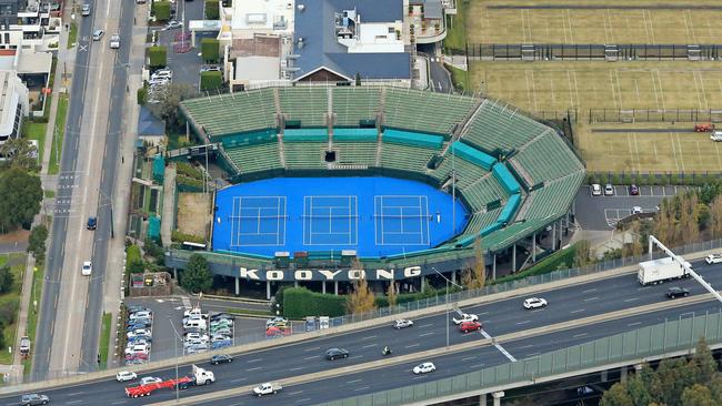 Kooyong Tennis Club members claim they were being kept in the dark after millions of dollars went missing. Picture: Mark Stewart