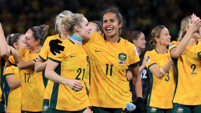 Australia win after a very tense penalty shootout during the FIFA WomenÃ&#149;s World Cup quarter final between Australia and France at Suncorp Stadium in Brisbane. Pics Adam Head