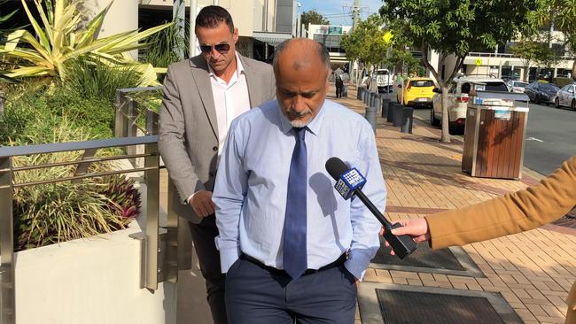 Ashraf Hanafy pictured outside Southport Magistrates Court.