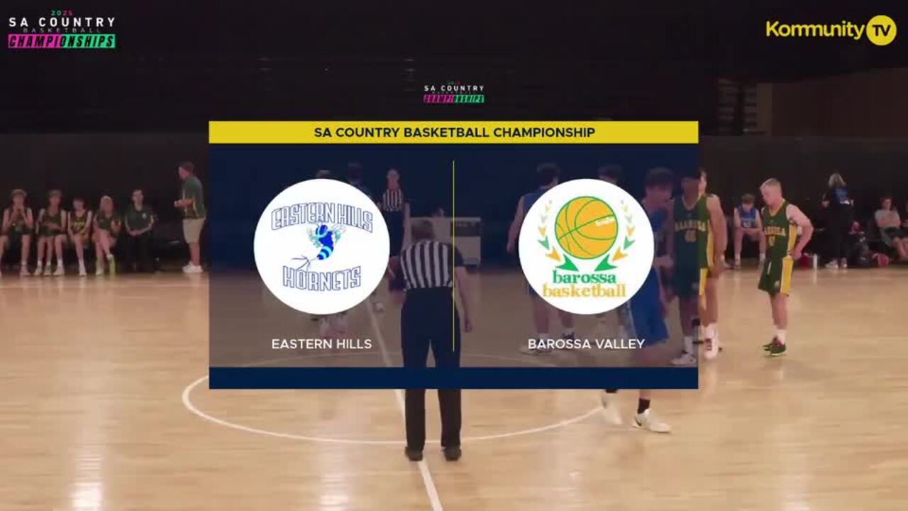 Replay: Eastern Hills v Barossa Valley (U18 Boys Div 1)—SA Junior Country Basketball Championships Day 1