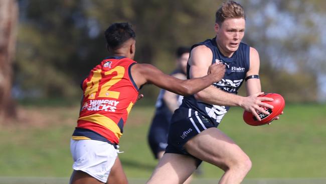 Ben Heaslip has been Victor Harbor’s star player in 2024. Picture: David Mariuz