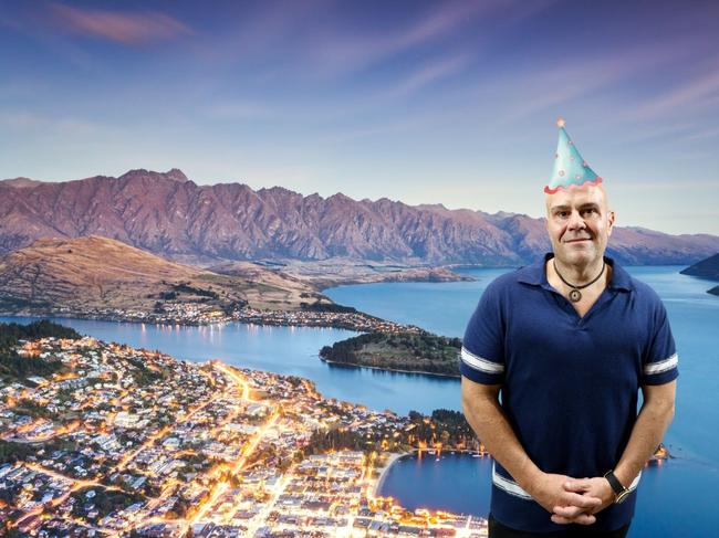 Philip Di Bella celebrated his birthday in New Zealand. Photo: Supplied