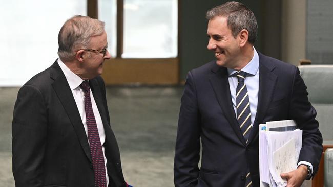 Prime Minister Anthony Albanese and Federal Treasurer Jim Chalmers have no real experience for their jobs either. Picture: NCA NewsWire / Martin Ollman