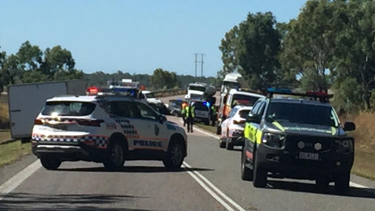 An accident causes the closure of the Bruce Highway near Townsville. File picture